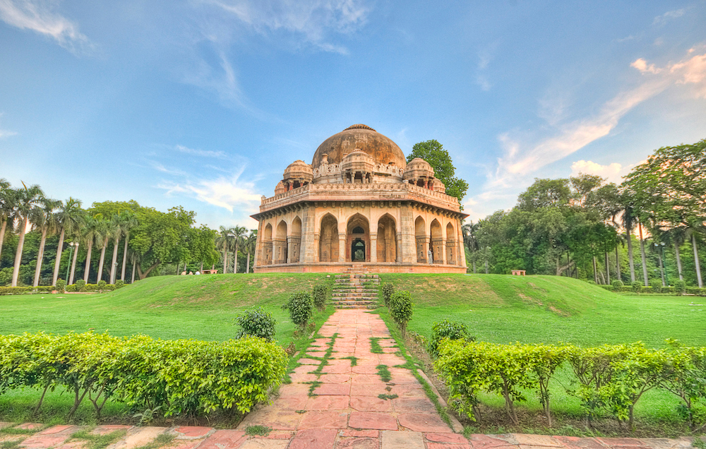 Mohammed Shah's Tomb at Lodhi Gardens. Source: Getty