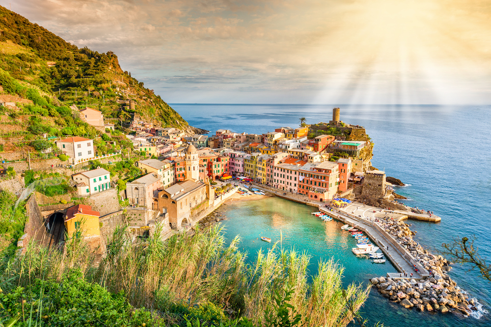 Vernazza, Cinque Terre, Italy. Source: Getty