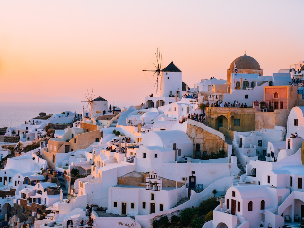 Santorini. Source: Unsplash/Tom Grimbert