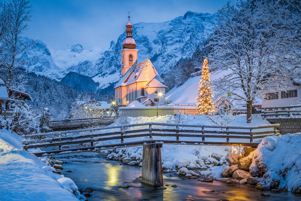 Church-of-Ramsau, Germany. Source: Getty