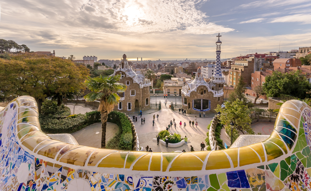 The view from Parc Güell. Source: Getty