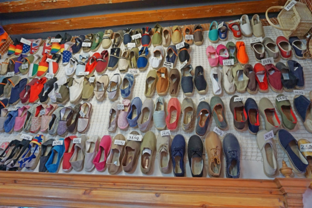 More espadrilles than you can tip toe around, made right in Mardrid! Source: Bev Malzard