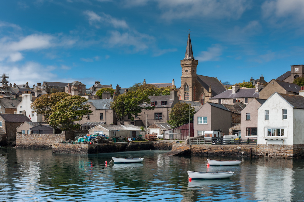 Stromness town on the Orkney Islands, Scotland. Source: Getty