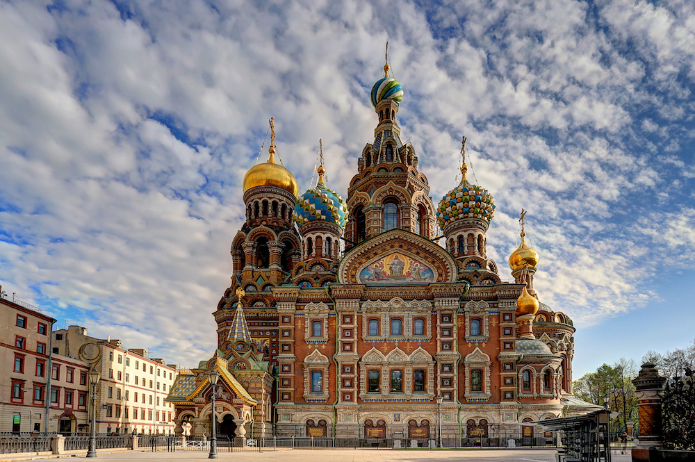 The Church of the Saviour on the Spilled Blood in Saint Petersburg, Russia. Source: Getty