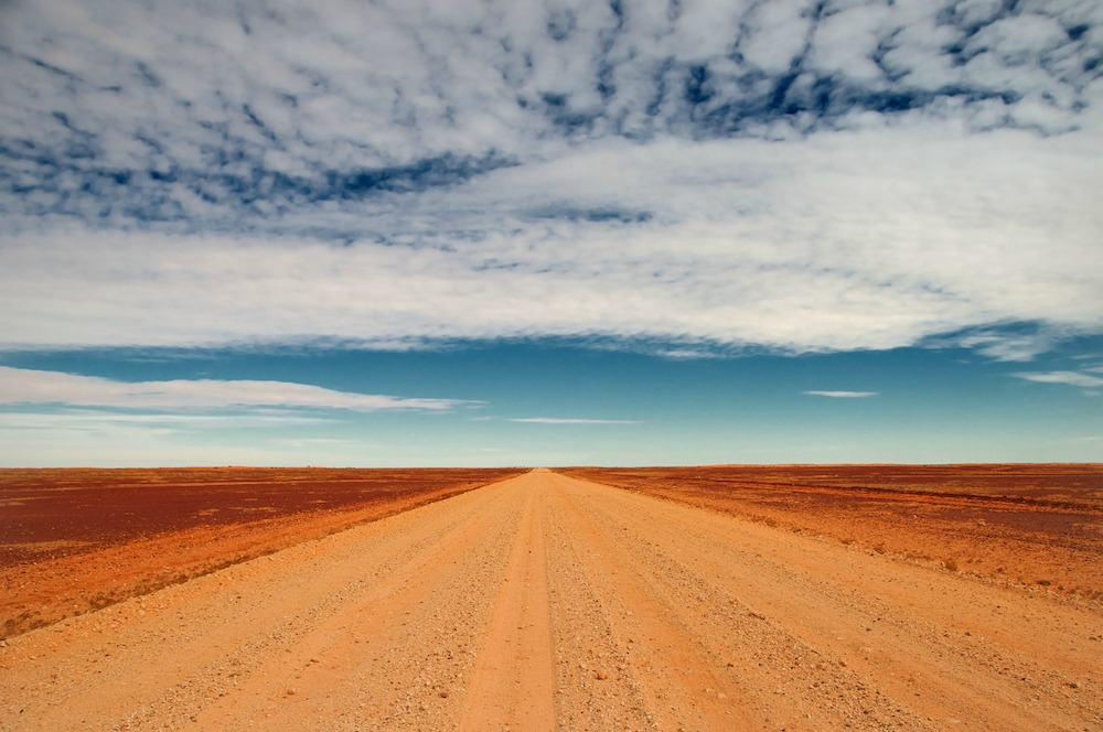 The Birdsville Track in Sturts Stony Desert, South Australia. Source: Getty