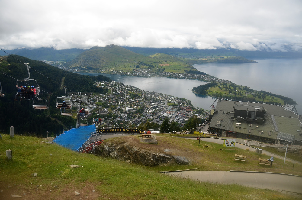 The ever-popular Queenstown chairlift. Source: Ian Smith