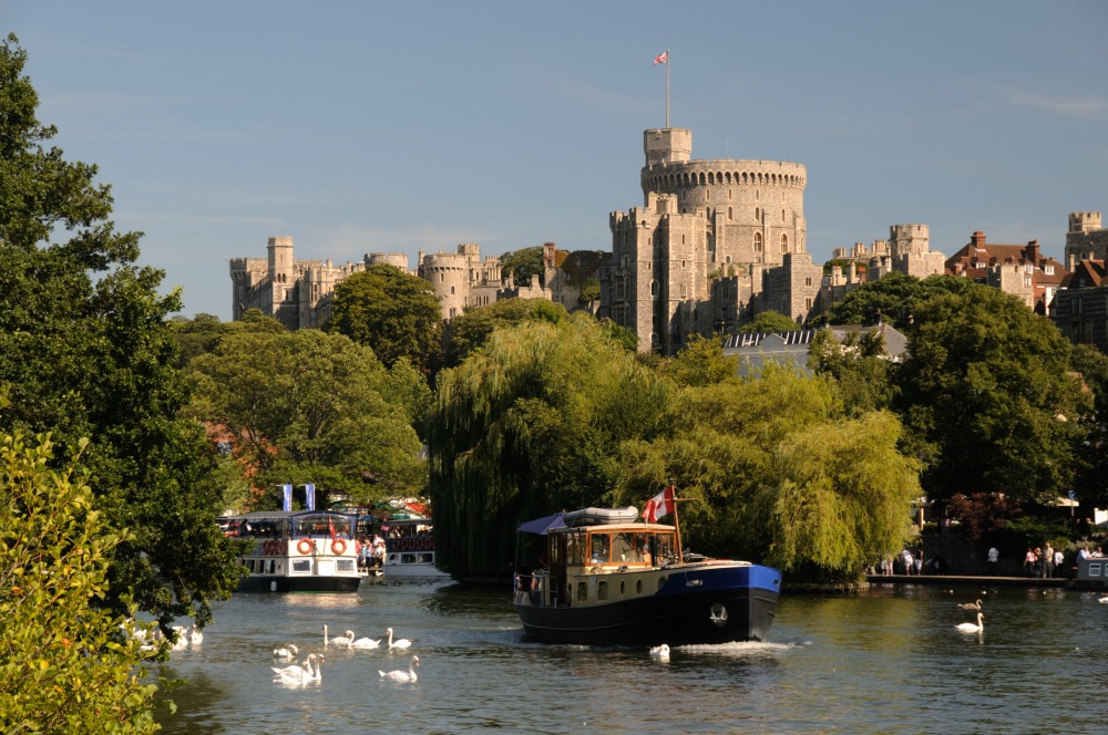 A view over Windsor Castle and the Thames. Source: Getty.