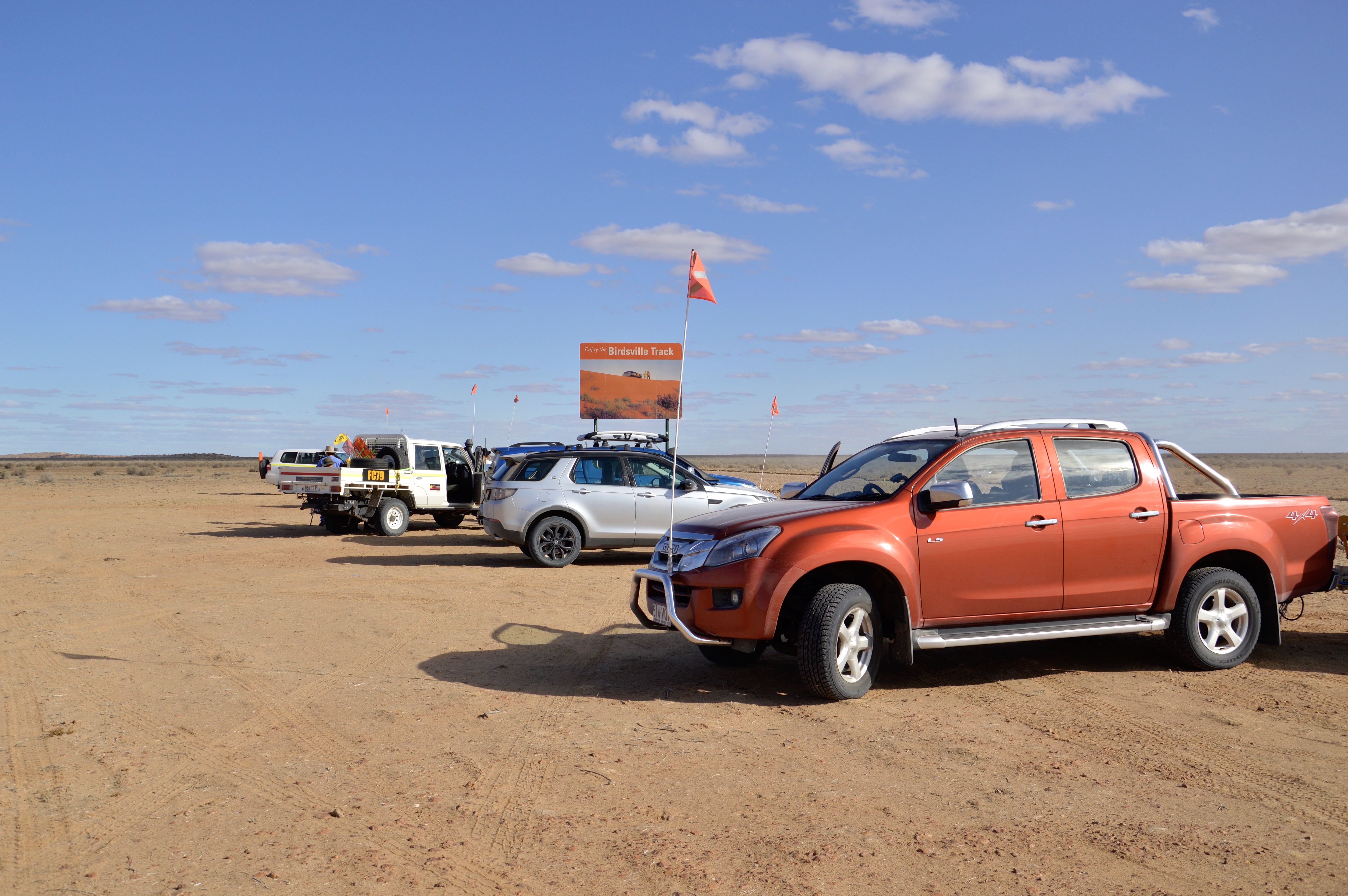 We've reached the Birdsville Track! Source: Great Australian Doorstep