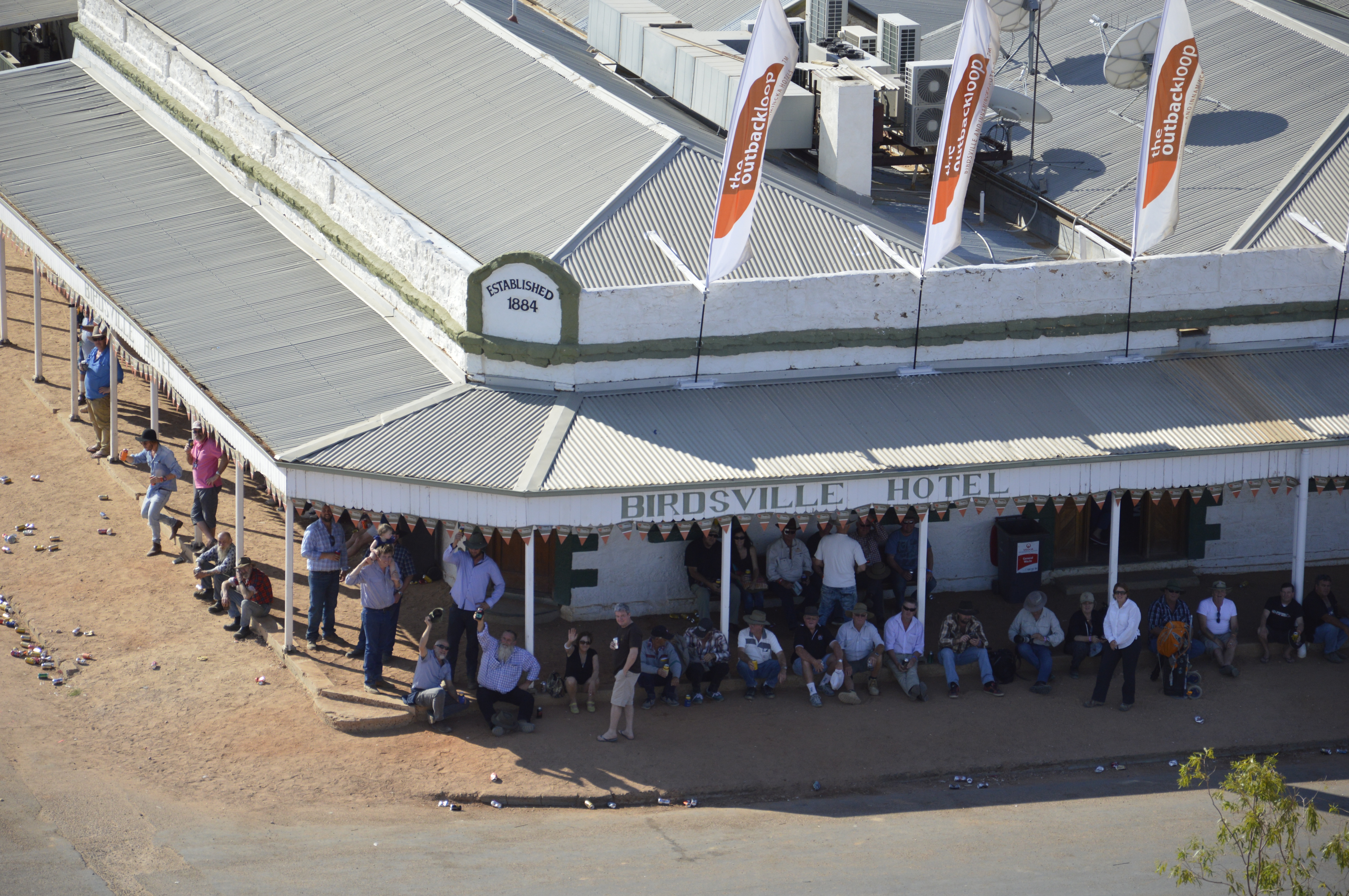 Birdsville's population swells when the annual festival and races roll around. Source: Great Australian Doorstep